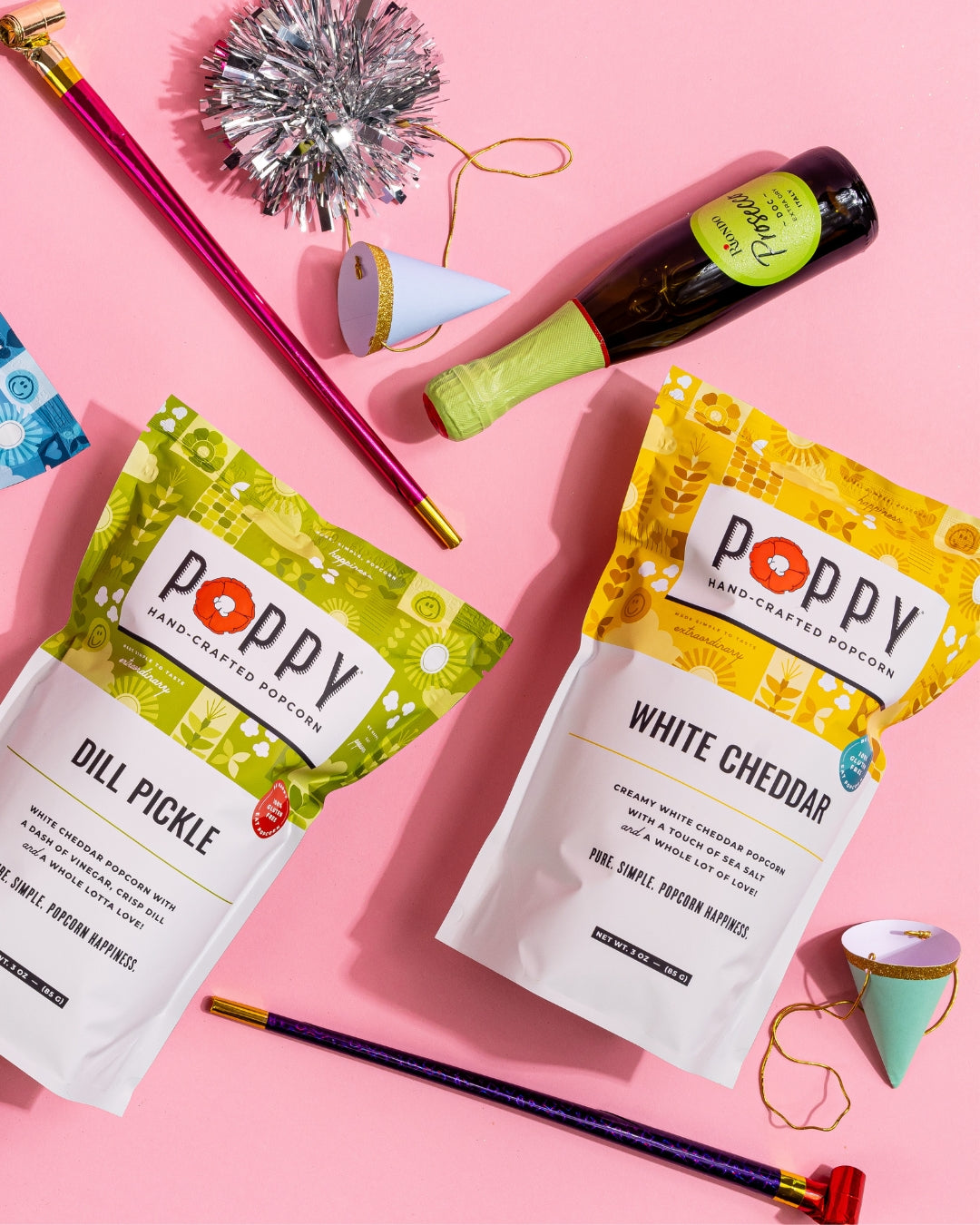 Poppy Hand-Crafted Popcorn - White Cheddar 3 oz