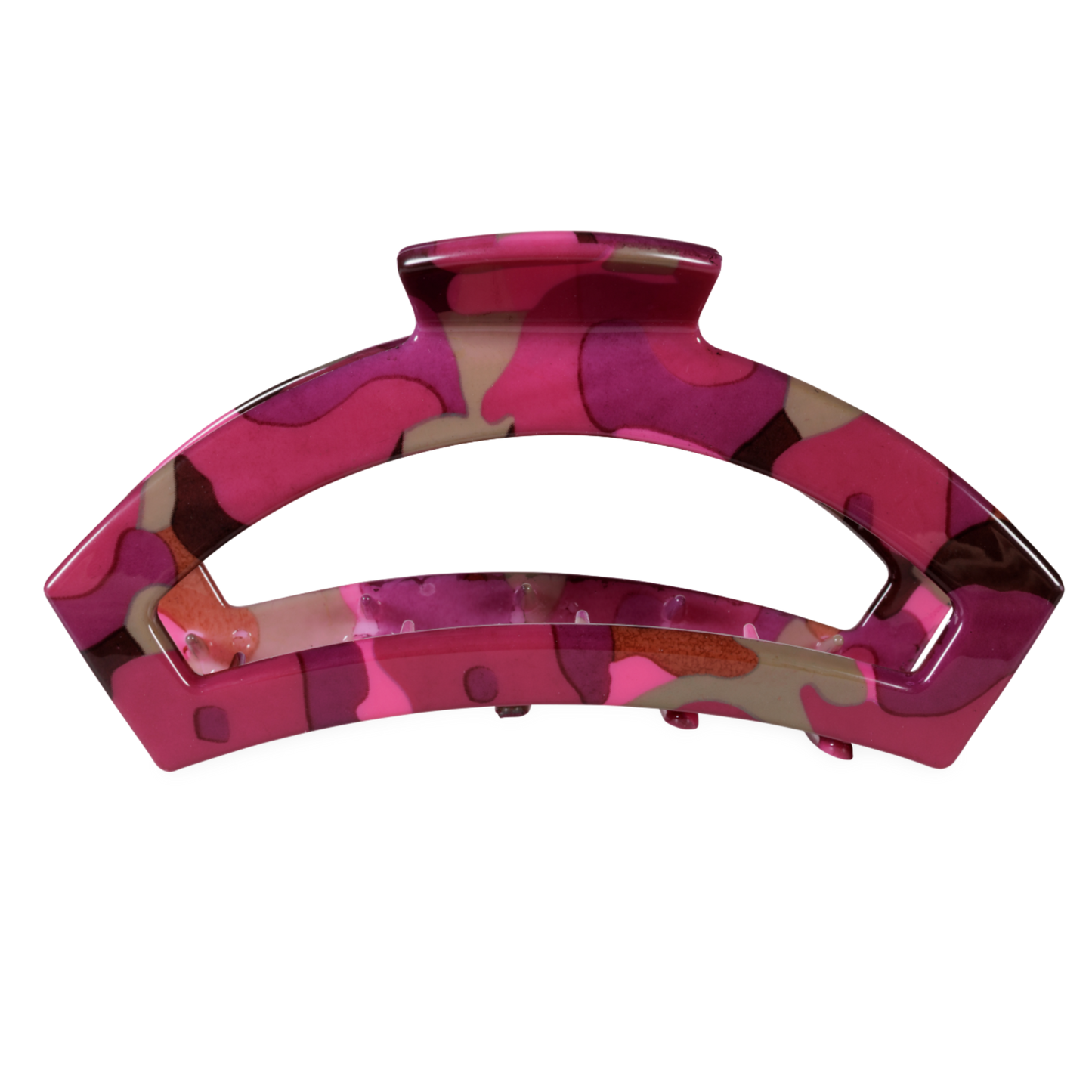 TELETIES - Open Large Hair Clip - Garden Glam