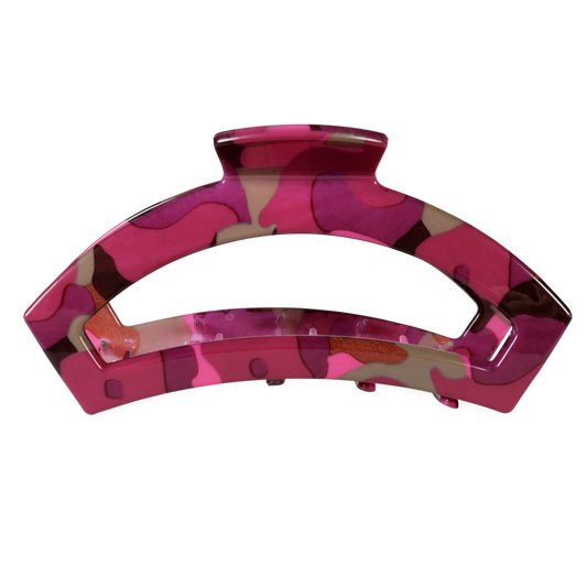 TELETIES - Open Large Hair Clip - Garden Glam