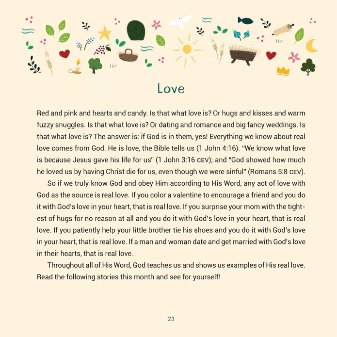 A Year of Bible Stories - Keepsake Bible Storybook