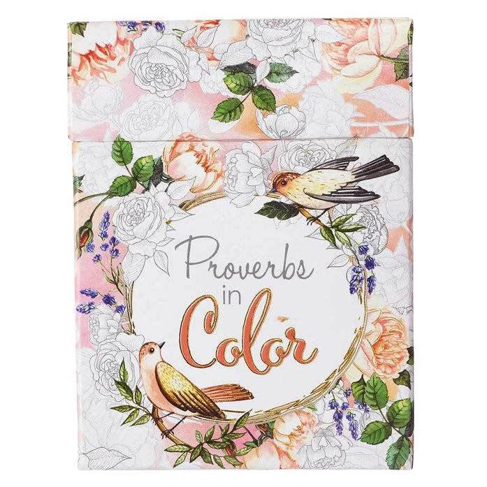Boxed Coloring Cards Proverbs in Color