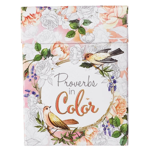 Boxed Coloring Cards Proverbs in Color