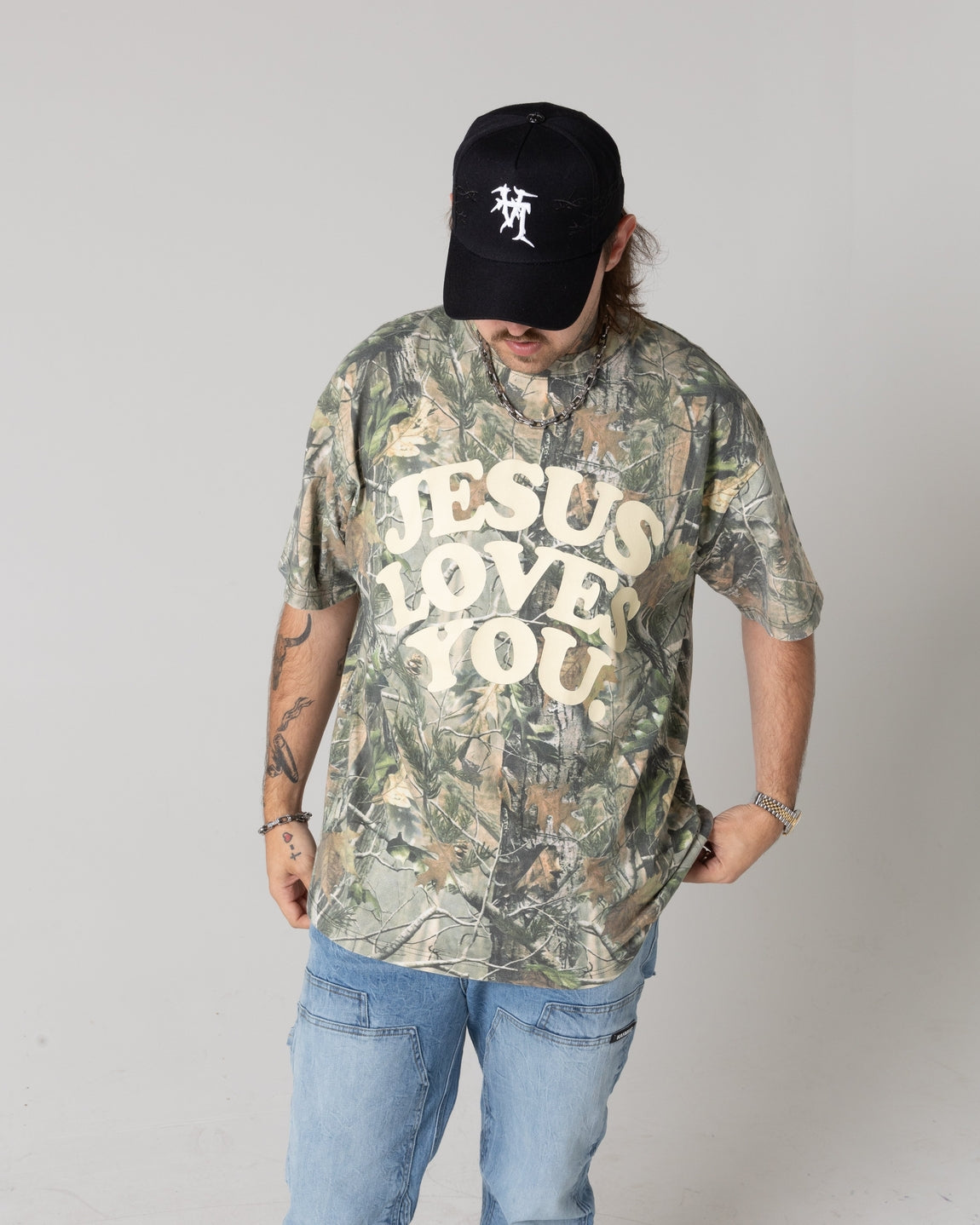 The Jesus Loves You Camo Tee