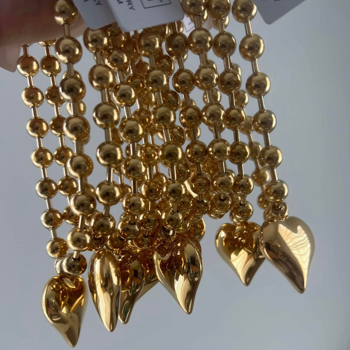 CHANSUTTPEARLS - The Bubble Heart Necklace - Gold