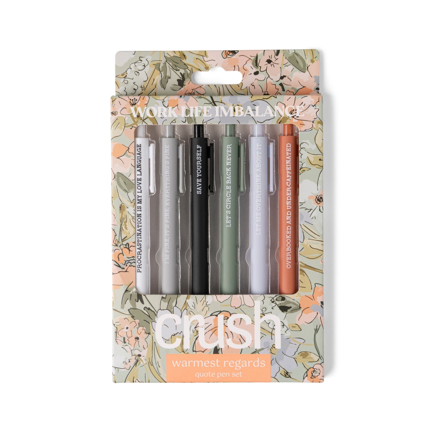 Crush - Warmest Regards Quote Pen Set