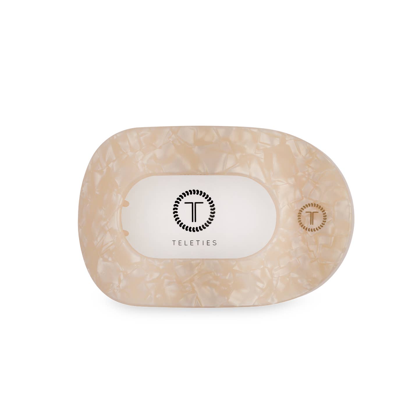 TELETIES - Medium Flat Round Clip - Soft Surf