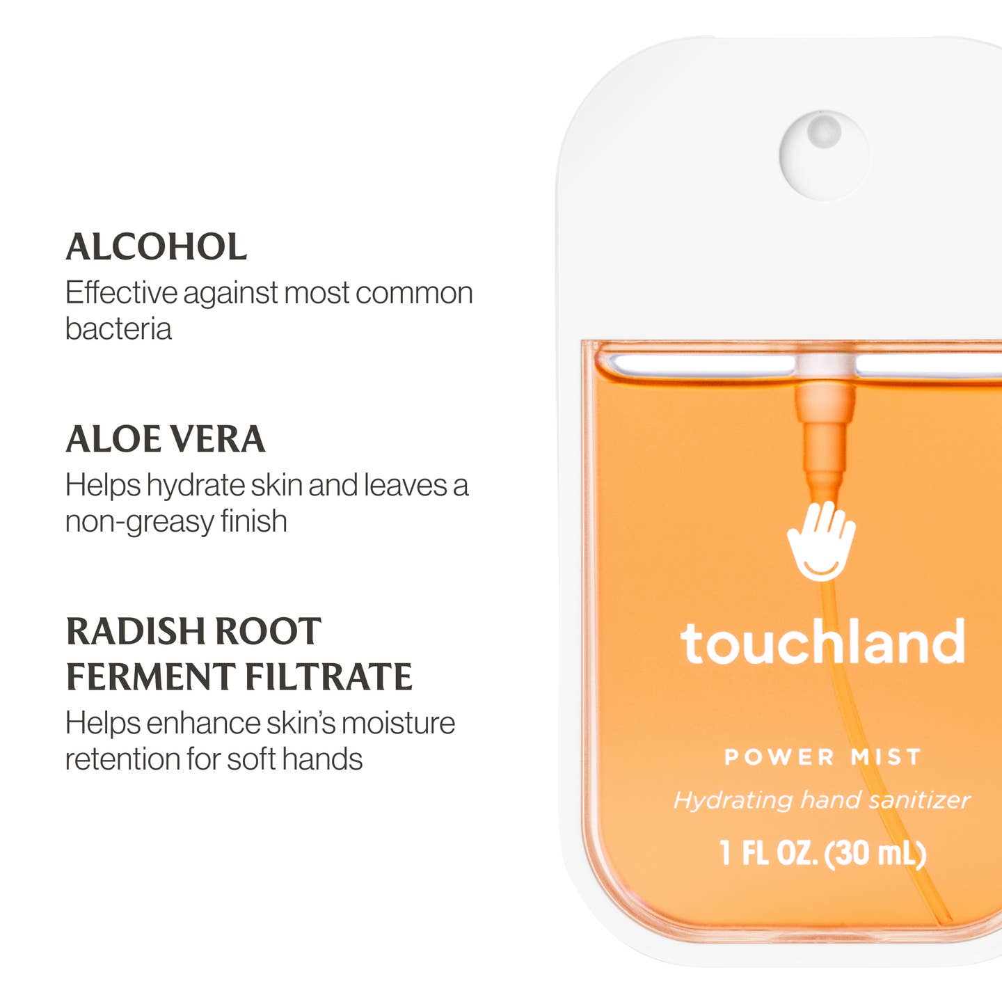 Touchland - Power Mist Hydrating Hand Sanitizer - Velvet Peach