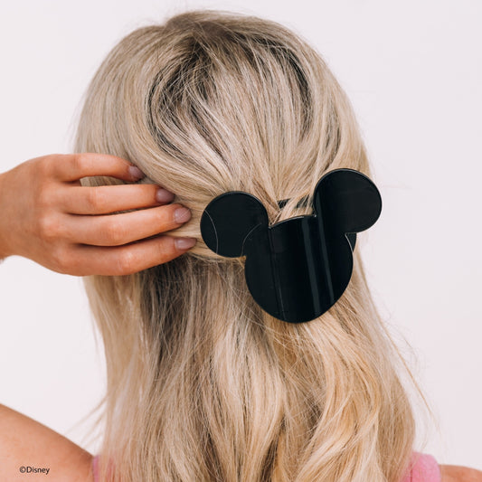 TELETIES - Medium Flat Hair Clip - Disney: Mickey Mouse Shaped