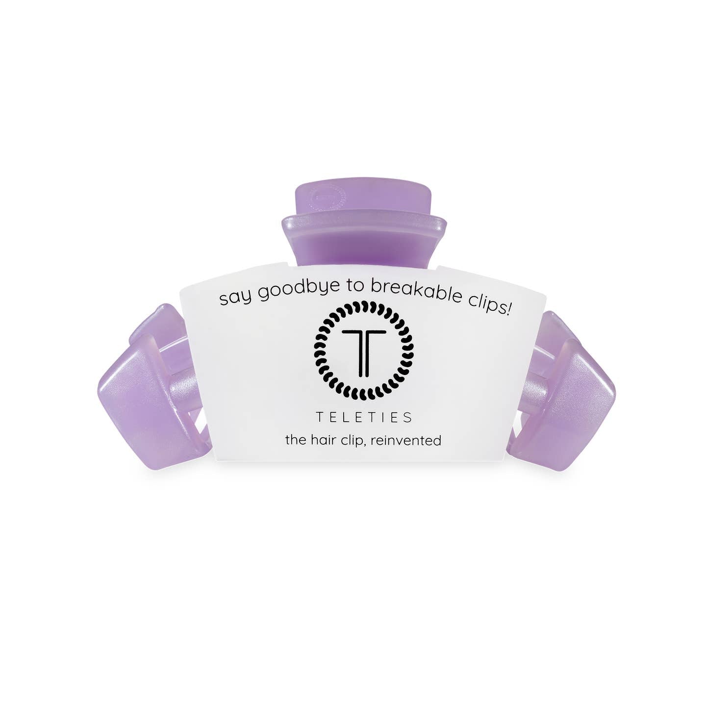 TELETIES - Classic Small Hair Clip - Lavender Mist