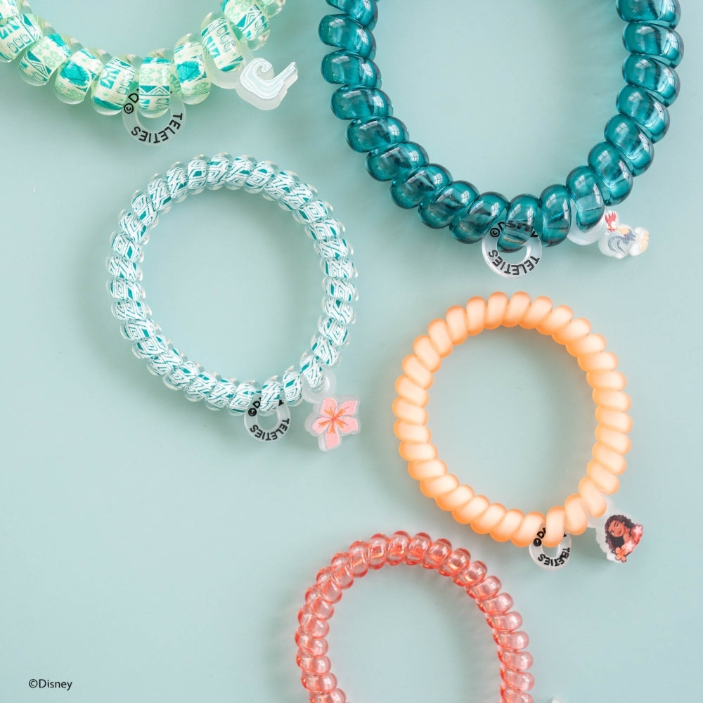 TELETIES - Mixed Hair Ties - Moana and Friends