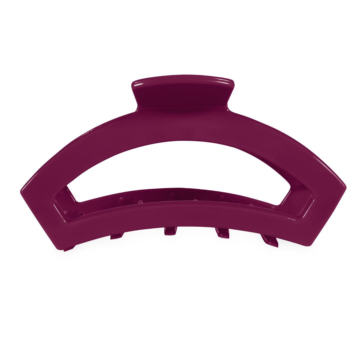 TELETIES - Open Large Hair Clip - Mulberry