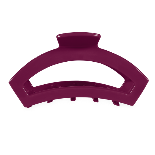 TELETIES - Open Large Hair Clip - Mulberry