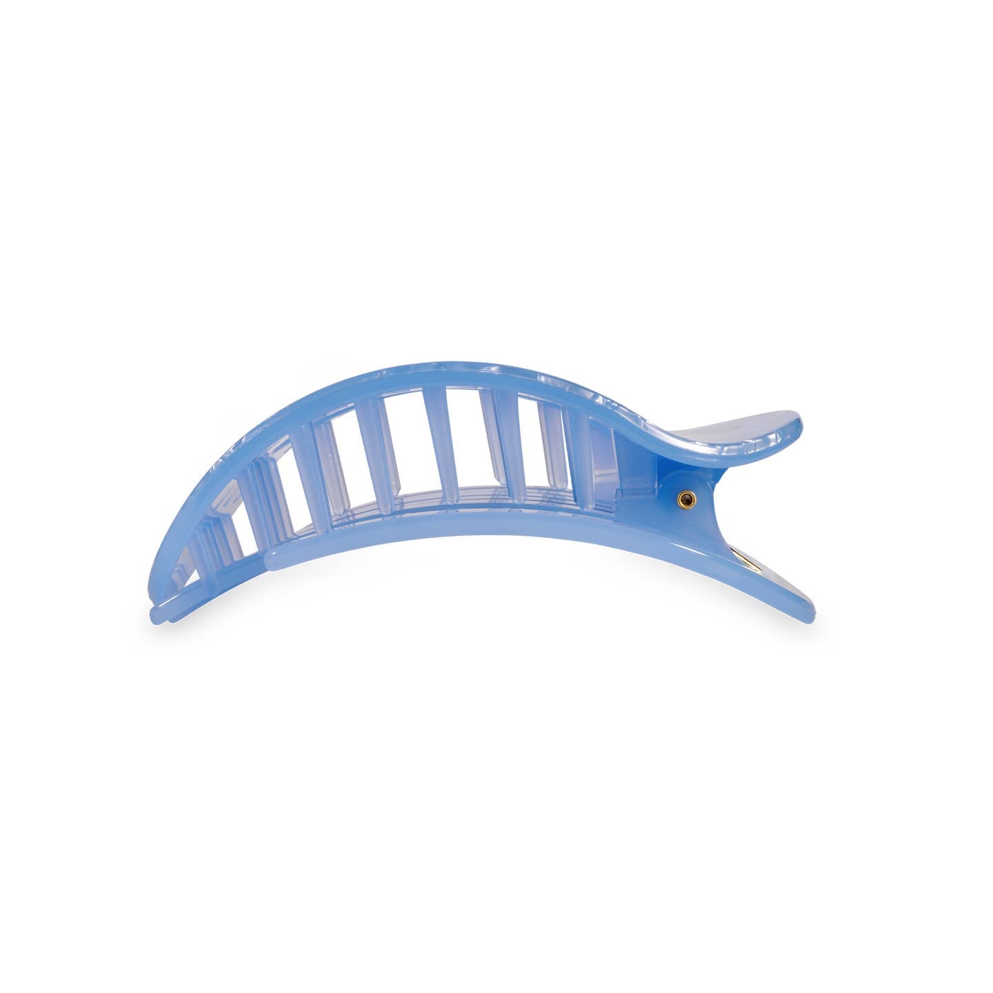 TELETIES - Medium Flat Round Clip - Blue Lagoon