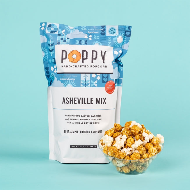 Poppy Hand-Crafted Popcorn - Asheville Mix 6 oz