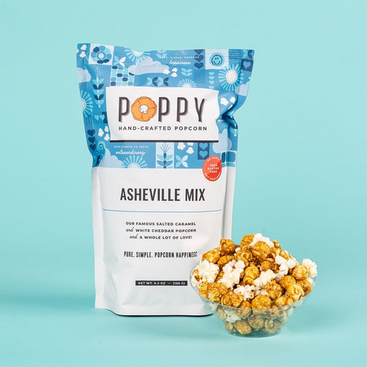 Poppy Hand-Crafted Popcorn - Asheville Mix 6 oz