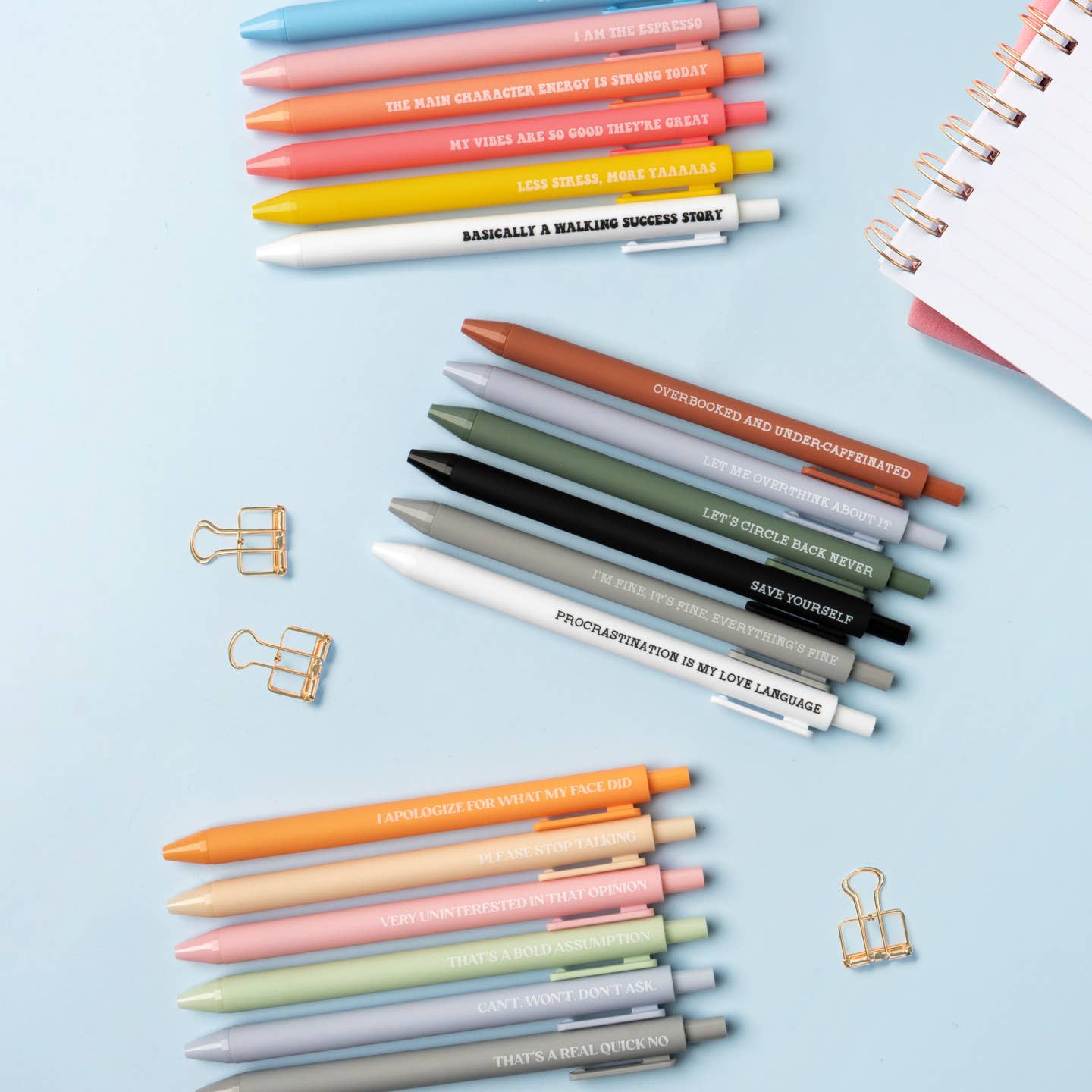 Crush - Warmest Regards Quote Pen Set