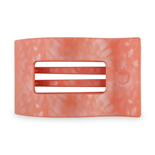 TELETIES - Small Flat Rectangle Hair Clip - Dreamsicle