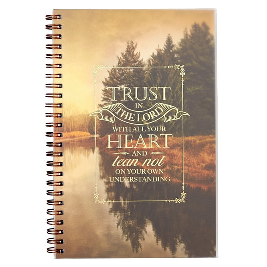 Trust in the Lord Prov. 3:5 Wirebound Notebook