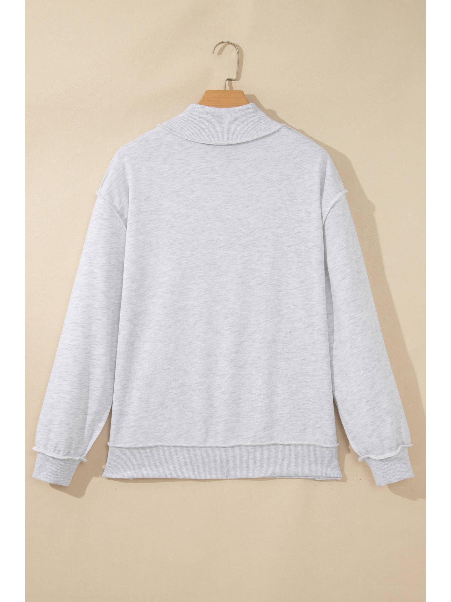The Polka Dot Faith Patchwork Mock Neck Sweatshirt