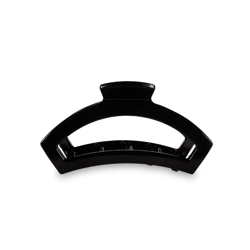 TELETIES - Open Small Hair Clip - Jet Black