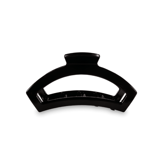 TELETIES - Open Small Hair Clip - Jet Black