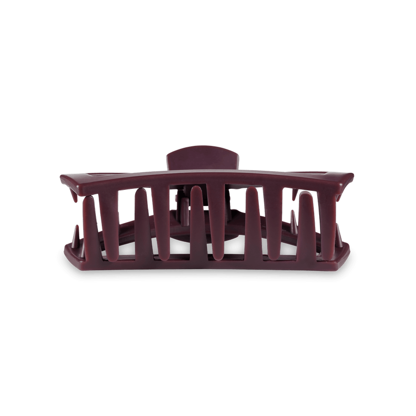 TELETIES - Open Medium Hair Clip - Burgundy Bliss