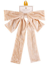 FINAL SALE - Simply Southern - Velvet Bow - Cream