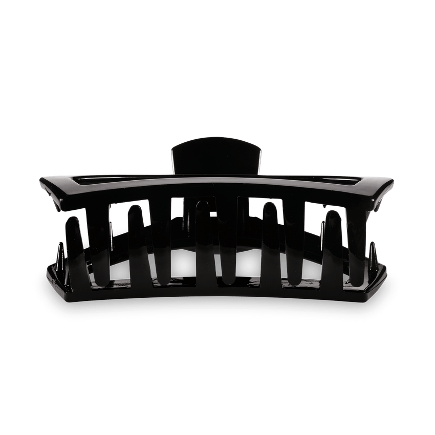 TELETIES - Open Small Hair Clip - Jet Black