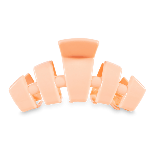 TELETIES - Classic Large Hair Clip - Peach Fuzz