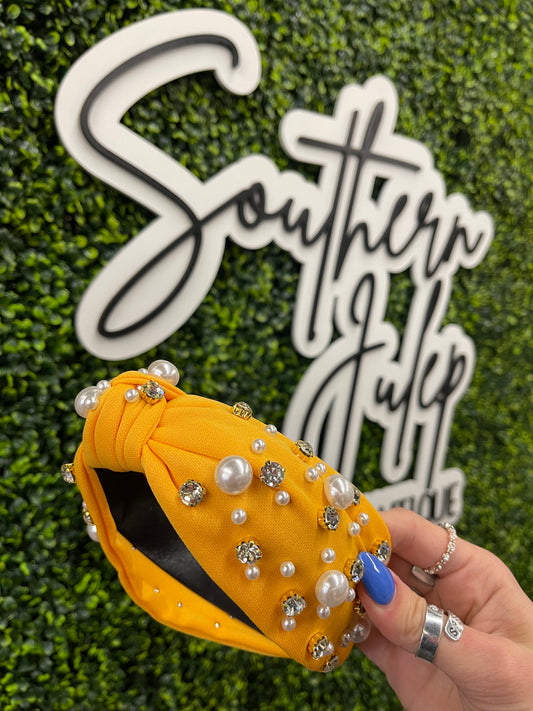 The Jocelyn Headband - Yellow