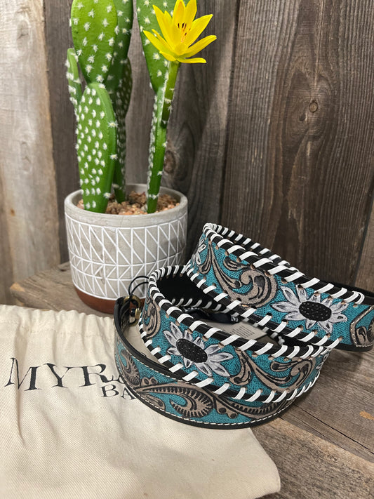 Myra Bag - Snowy Turquoise Bag Strap