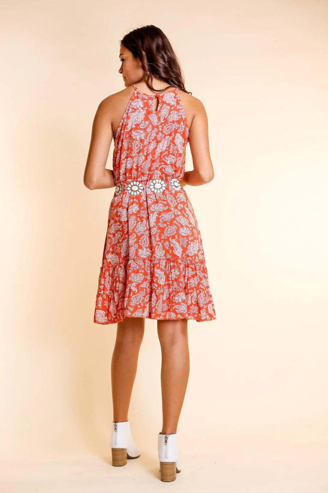 FINAL SALE - The Kickin' It Country Paisley Dress