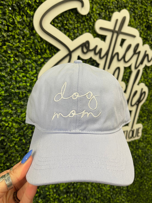 The Dog Mom Cap - Light Blue