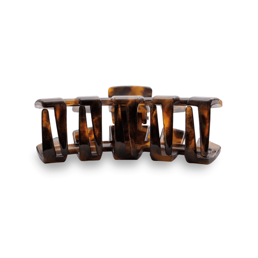 TELETIES - Classic Small Hair Clip - Tortoise