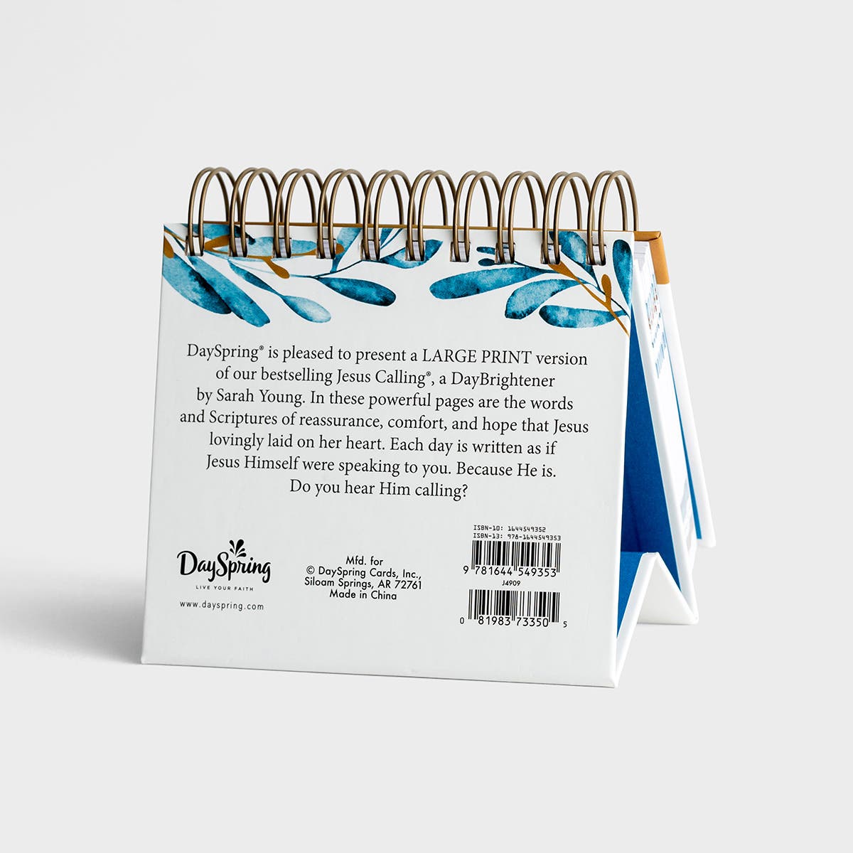 Sarah Young - Jesus Calling: Enjoying Peace in His Presence - Large Print Perpetual Calendar