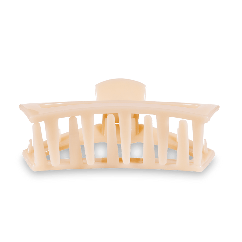 TELETIES - Open Large Hair Clip - Almond Beige