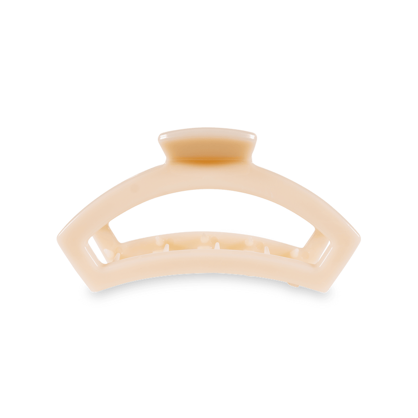 TELETIES - Open Medium Hair Clip - Almond Beige