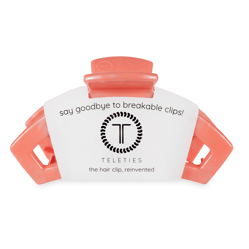 TELETIES - Open Large Hair Clip - Dreamsicle