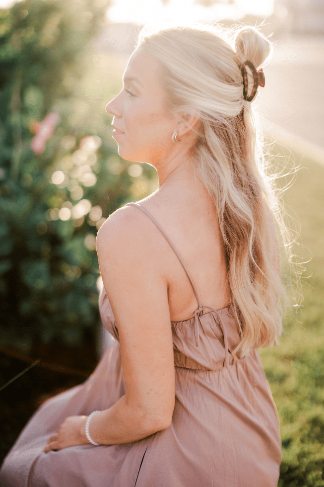 TELETIES - Open Small Hair Clip - Tortoise