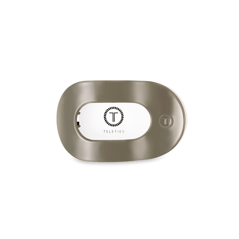 TELETIES - Small Flat Round Clip - Sage It Ain't So