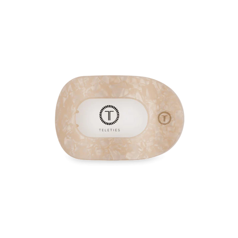 TELETIES - Small Flat Round Clip - Soft Surf
