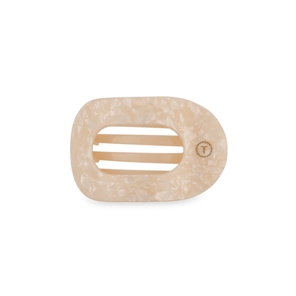 TELETIES - Small Flat Round Clip - Soft Surf