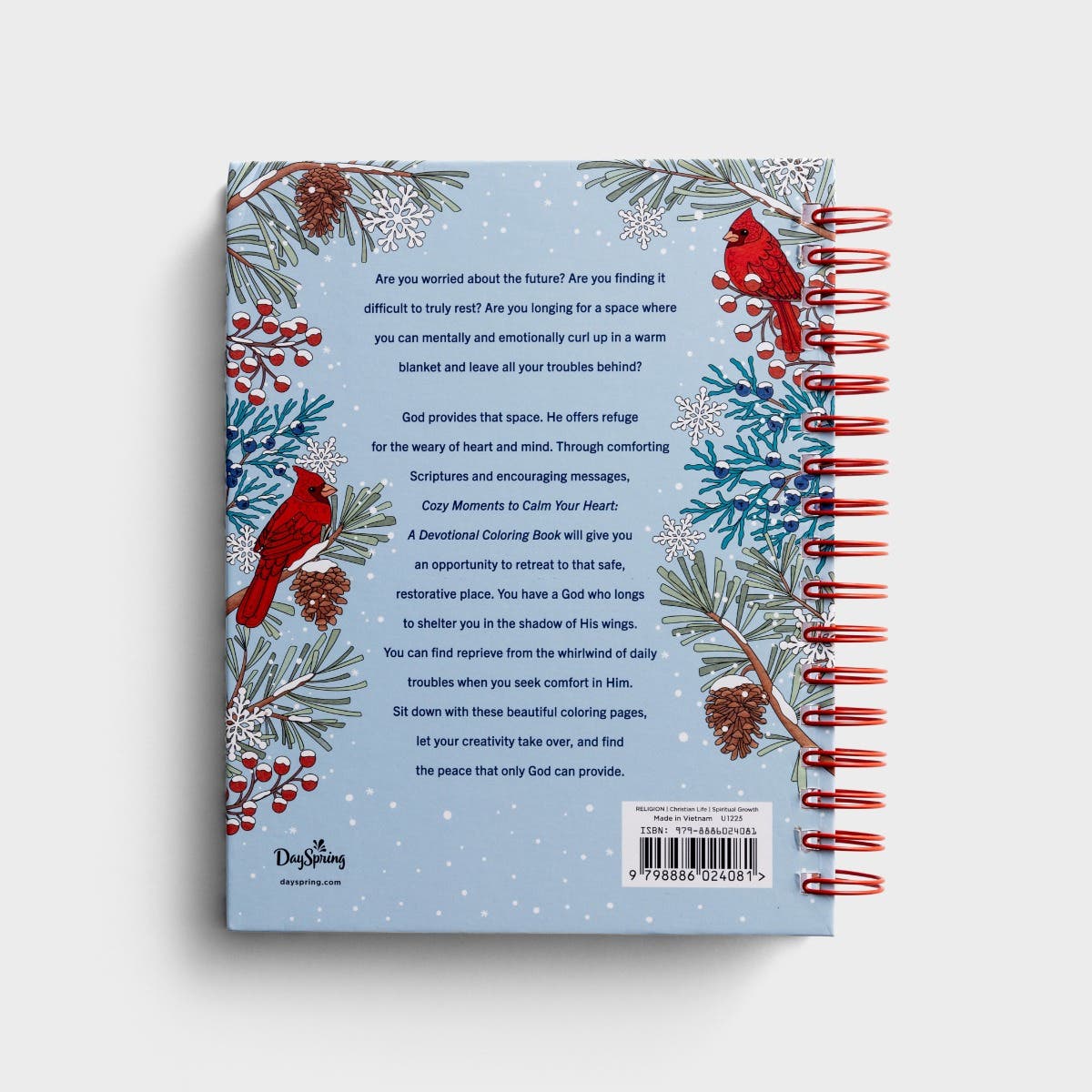 Cozy Moments to Calm Your Heart: Devotional Coloring Book