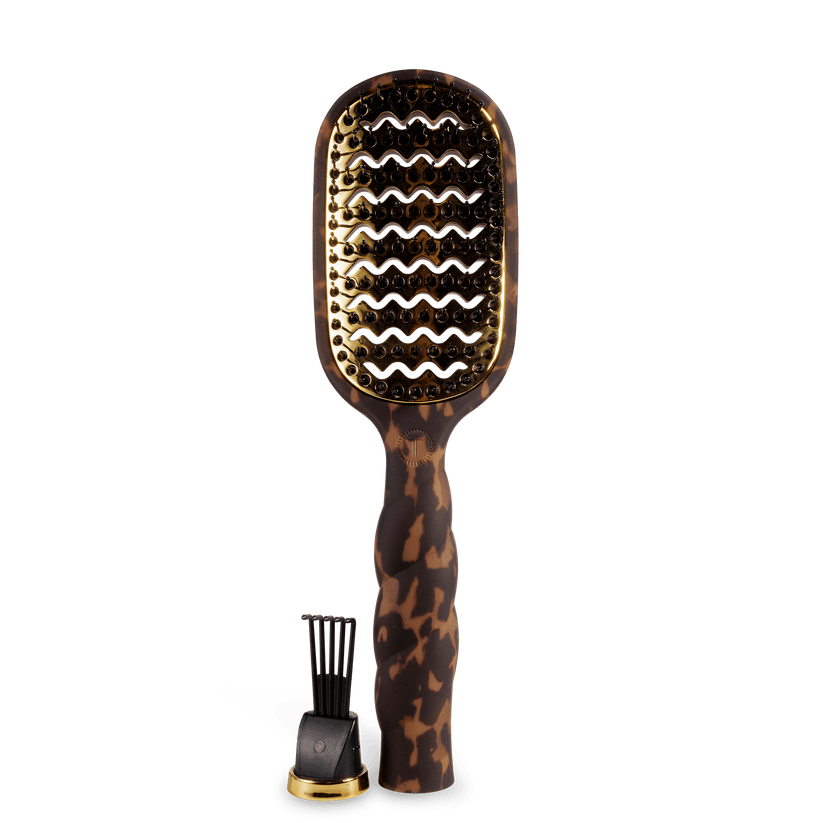 TELETIES - Vented Hair Brush - Tortoise