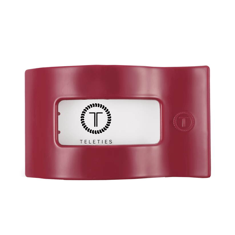 TELETIES - Large Flat Rectangle Hair Clip - Wild Side