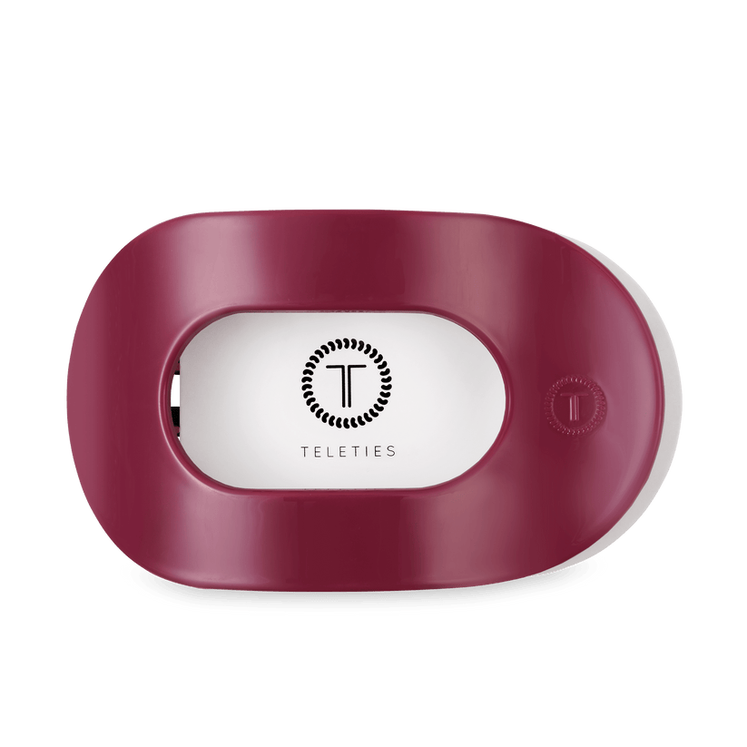 TELETIES - Large Flat Round Hair Clip - Wild Side