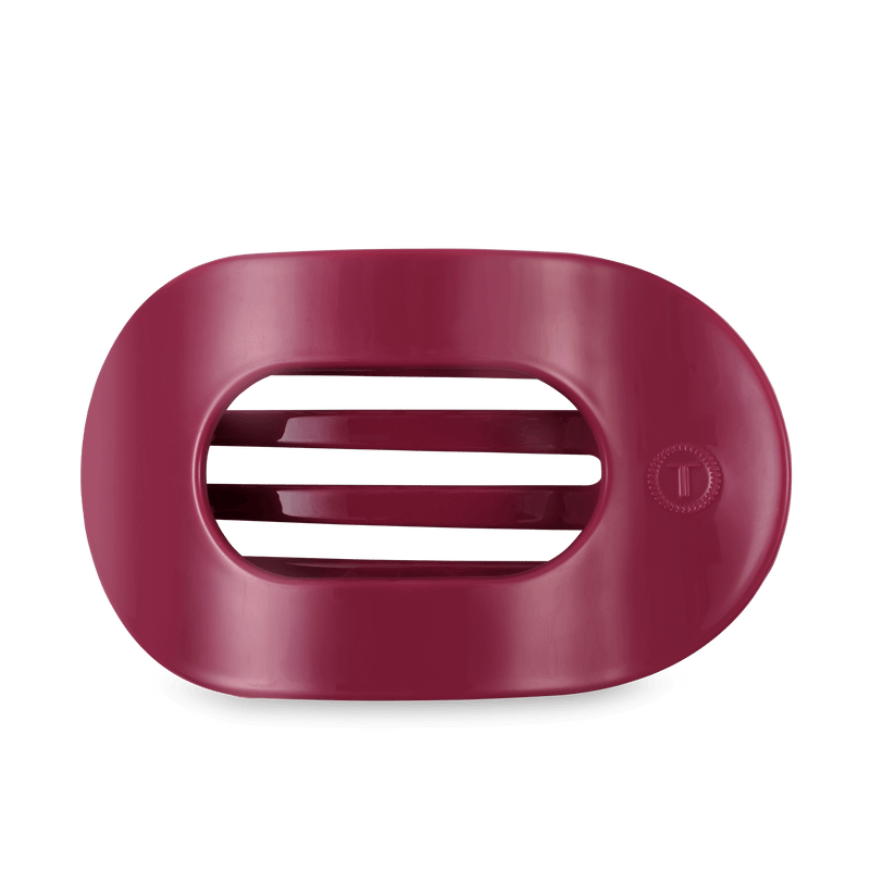 TELETIES - Large Flat Round Hair Clip - Wild Side