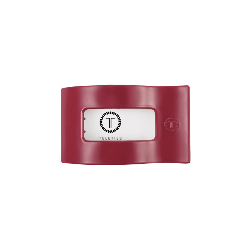 TELETIES - Small Flat Rectangle Hair Clip - Wild Side