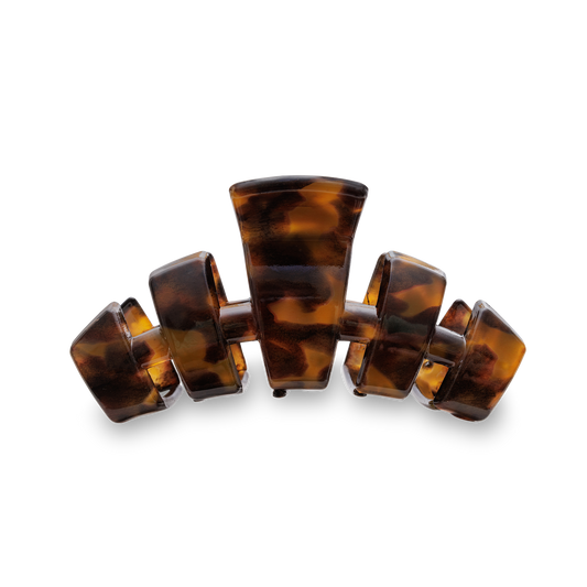 TELETIES - Classic Medium Hair Clip - Tortoise