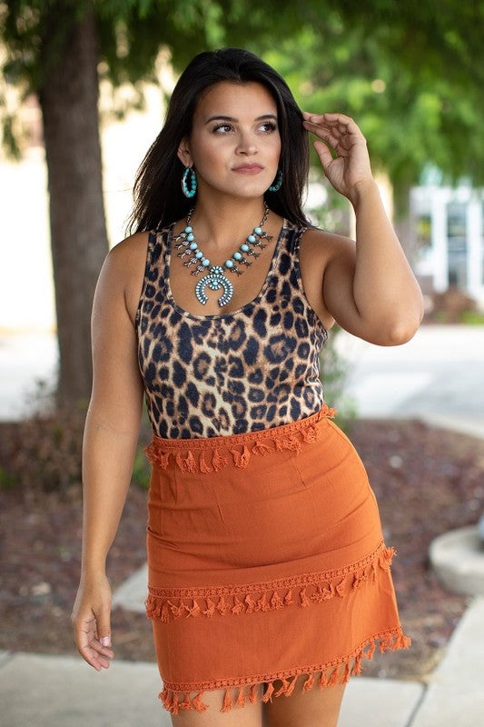 FINAL SALE - The Claudia Bodysuit - Leopard